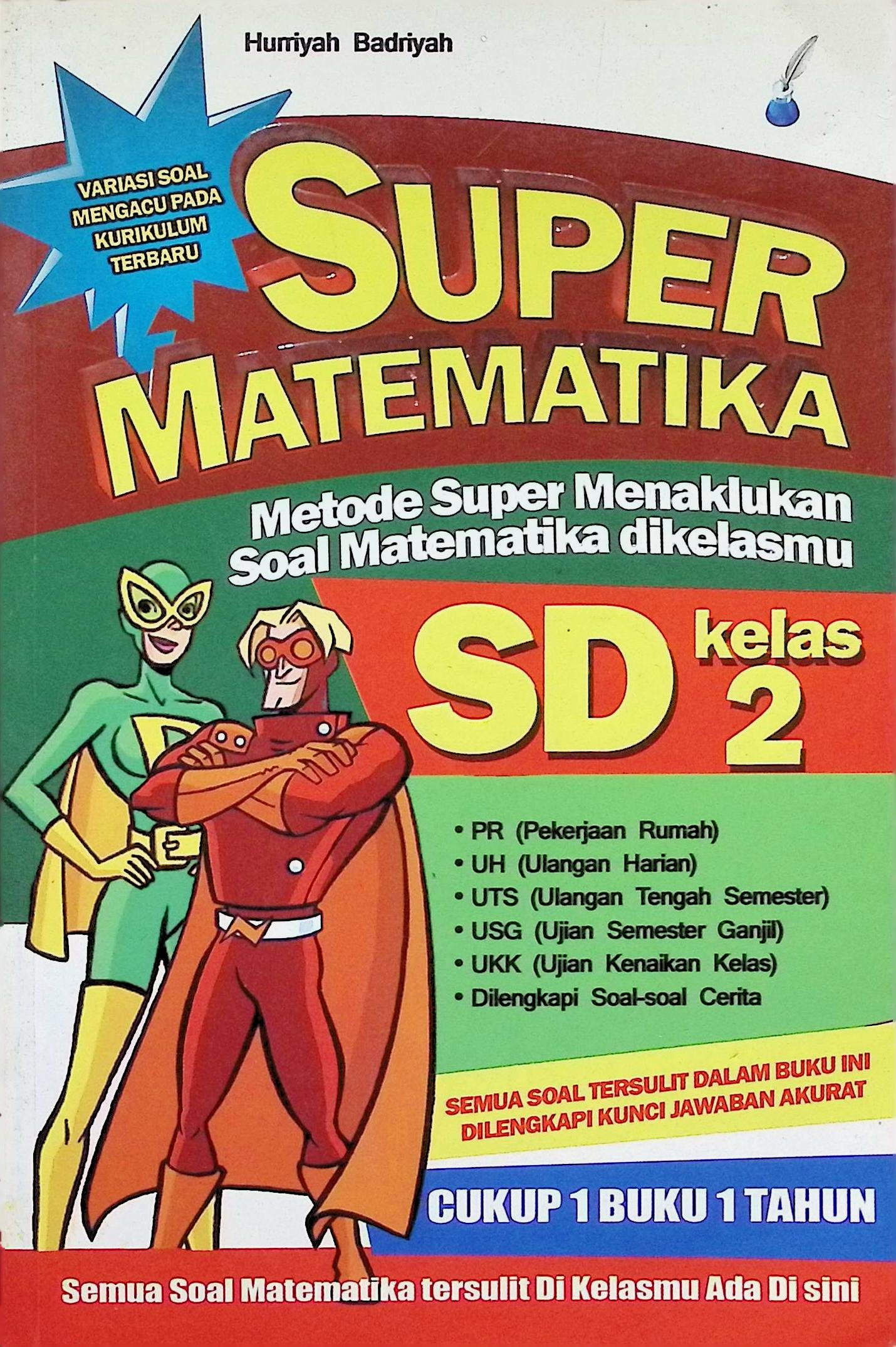 Cover SUPER MATEMATIKA SD KELAS 2 / HURRIYAH BADRIYAH