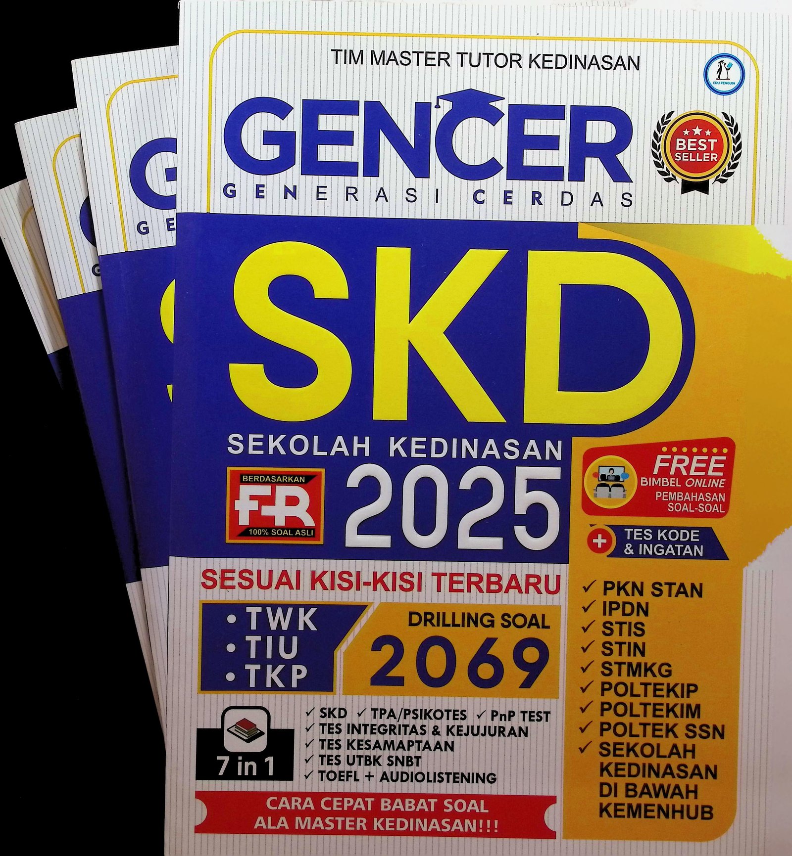 Cover GENERASI CERDAS SKD KEDINASAN 2025 / TIM MASTER MAESTRO TUTOR KEDINASAN